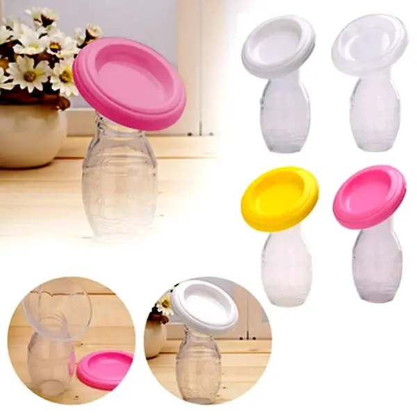 Full Silicone 110ml Collector Breast Pump Milk Saver – View 4