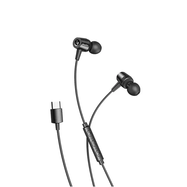 Awei TC-1 Super Bass Type-C Wired Earphone – View 2