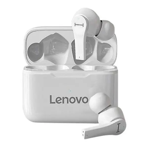 Lenovo QT82 TWS Wireless Bluetooth Dual Earbuds – Color: White – View 2