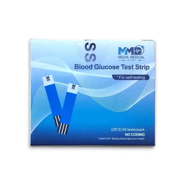 Media Medical Devices Blood Glucose Test Strips for Diabetic Patients – View 2