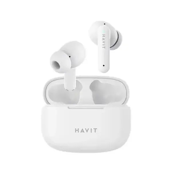 Havit TW967 True Wireless Stereo Earbuds – Color: White – View 1