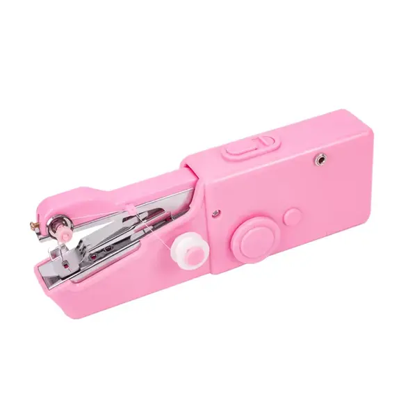 Portable Compact & Lightweight for Home Use Electric Sewing Machine – Color: Pink – View 1