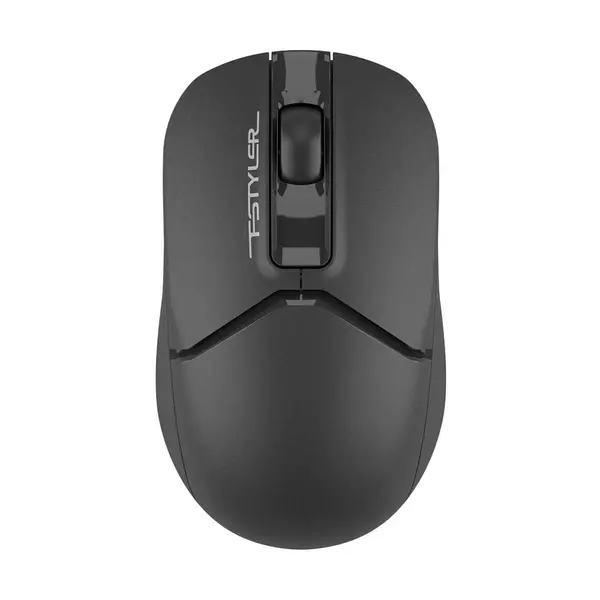 A4TECH FG12 FStyler Wireless Optical Mouse – Color: Black – View 1