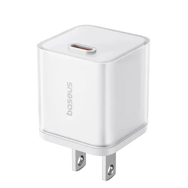 Baseus GaN5S 30W USB-C Portable GaN Technology Charger – Color: White – View 1