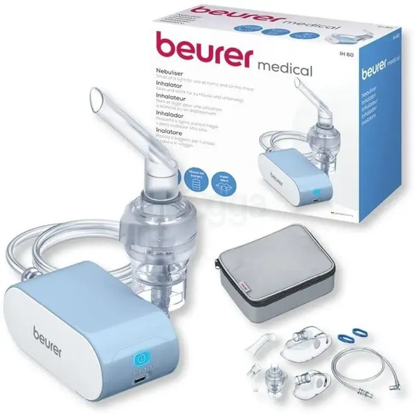 Beurer IH 60 Portable Inhaler & Rechargeable Battery Compressor Nebulizer – View 4
