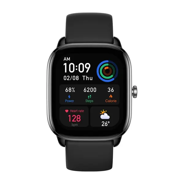 Amazfit GTS 4 Mini 5 ATM Water Resistance Smartwatch – Color: Black – View 2