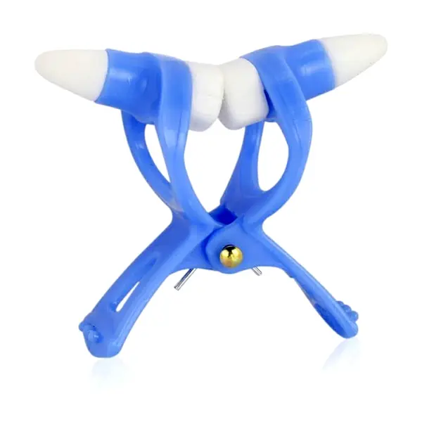 Soft Silicone Shaper Clip for Wide Lifting Nose Shaper – Color: Blue – View 3
