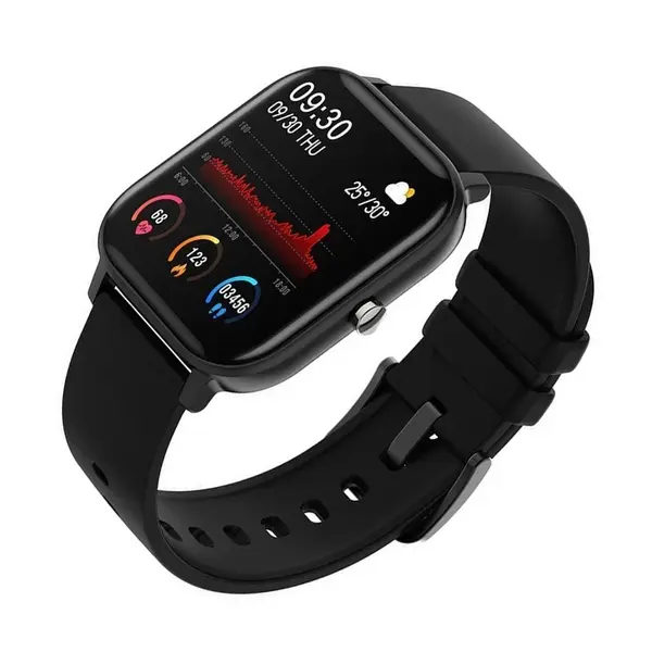 COLMI P8 IPX7 waterproof Smartwatch – Color: Black – View 2
