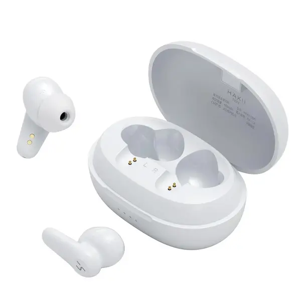 Havit Hakii Time True Wireless Sports Earbuds – Color: White – View 2
