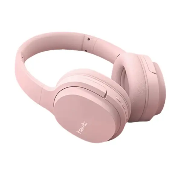 Havit I62 Bluetooth Headphone – Color: Pink – View 2