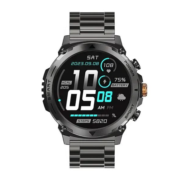 Wiwu SW03 AMOLED Smart Watch – Color: Black – View 2