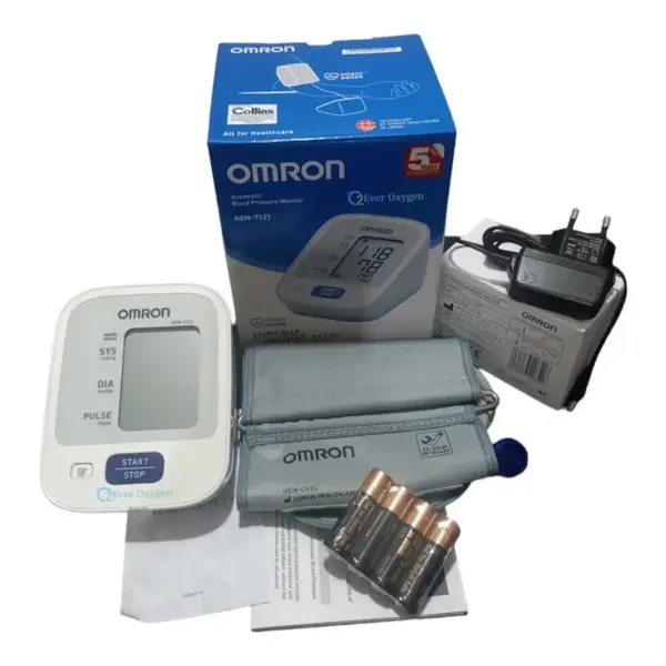 OMRON HEM-7121 Upper Arm Automatic Digital Blood Pressure Machine – View 2