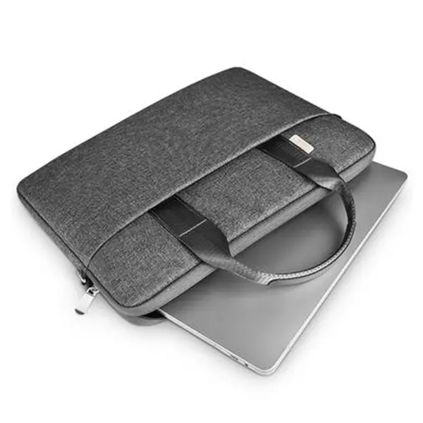 WIWU Minimalist 15.6 inch Pro Detachable Shoulder Strap Laptop Bag – Color: Gray – View 4
