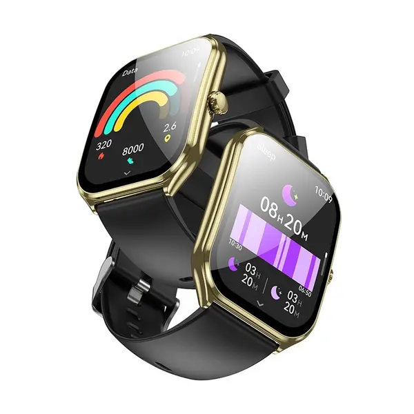 Hoco Y28 Ultra Thin Amoled Smart Watch – Color: Gold – View 3