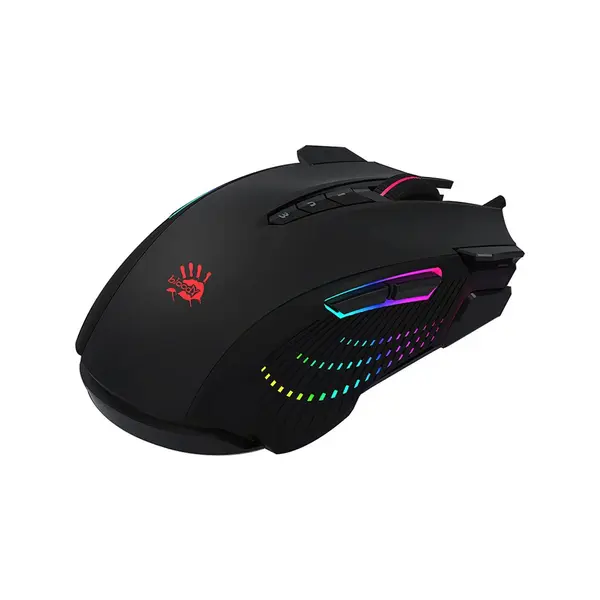 A4TECH Bloody J90S 2 Fire RGB Animation Black Gaming Mouse – View 3