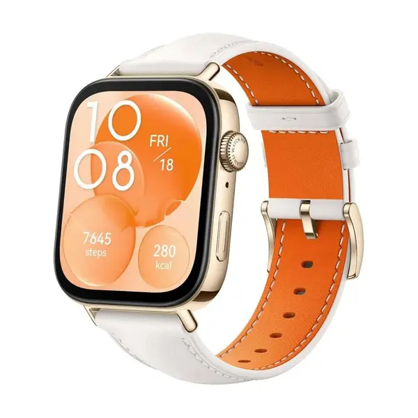 Huawei Watch Fit 3 NFC Edition AMOLED Smartwatch – Color: Gold – View 1