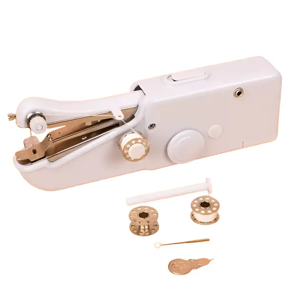 Portable Compact & Lightweight for Home Use Electric Sewing Machine – Color: White – View 2