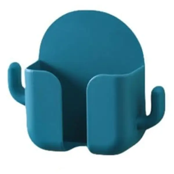 FreshDcart Wall Mounted Hooks Storage Hanger Rack Bathroom Hanging Mobile Phone Holders – Color: Blue – View 1