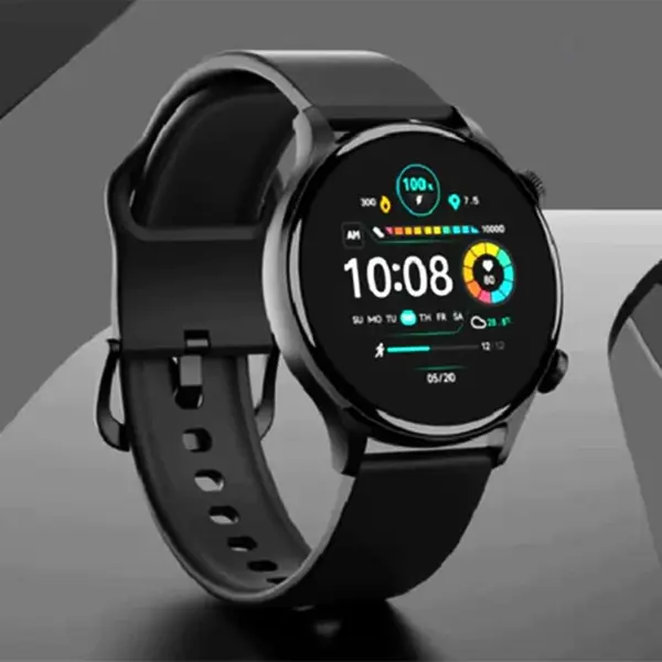 Haylou LS16 SOLAR Plus Amoled Calling Smart Watch – Color: Black – View 4