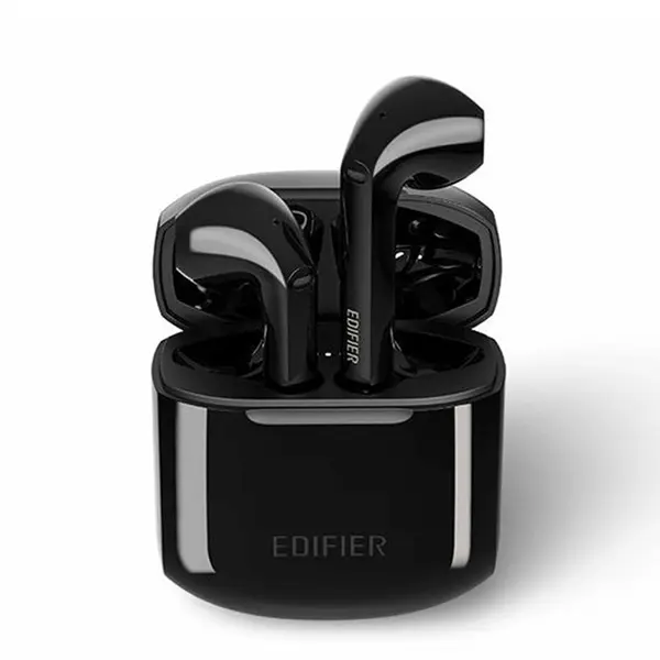 Edifier TWS200 Plus True Wireless Stereo Bluetooth Earbuds – Color: Black – View 1