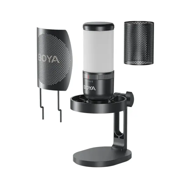Boya K3-02 Vibrant Lighting USB Microphone – View 2