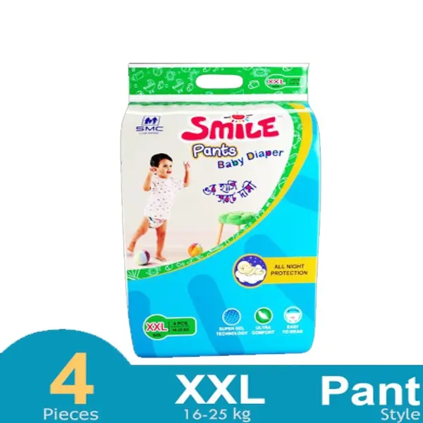 SMC Smile Double Leak Guard Pants System Baby Diaper – Quantity: 0-5 pcs – View 2