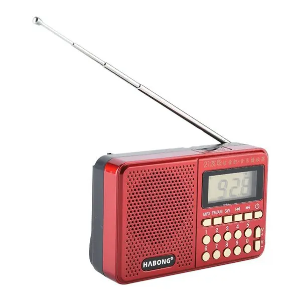 HABONG 21 full-band Portable Rechargeable FM Radio – View 2