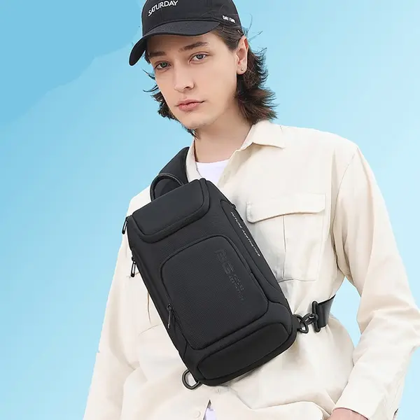 Bange BG-7565 Oxford Cloth Waterproof Anti-theft Cross body Chest Bag – View 4