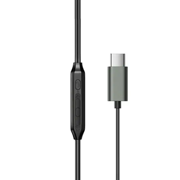 Joyroom JR-EC06 In-Ear Metal Type-C Wired Earphone – Color: Black – View 3