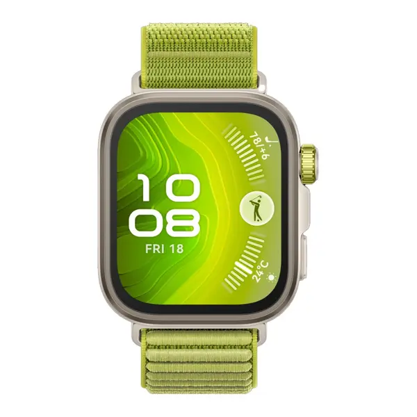 Huawei Watch Fit 4 Pro AMOLED Smartwatch – Color: Green – View 2