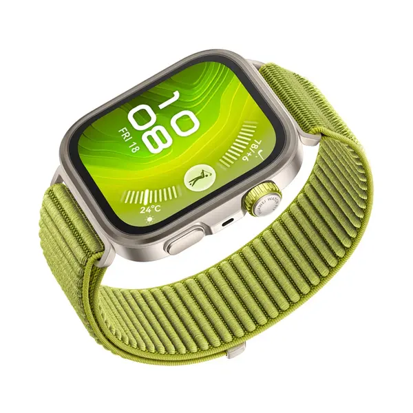 Huawei Watch Fit 4 Pro AMOLED Smartwatch – Color: Green – View 3