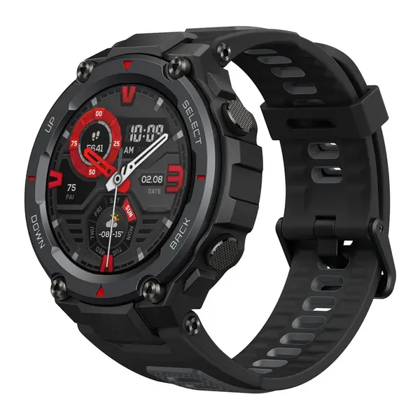 Amazfit Active Edge 10 ATM Water Resistance Smartwatch – Color: Black – View 1