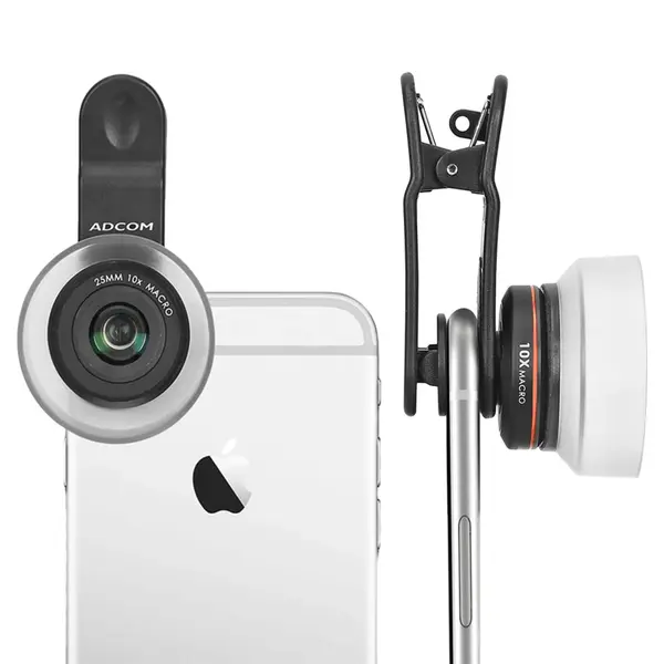 ADCOM AD-25MM Professional HD 10x Macro Mobile Phone Lens – View 3