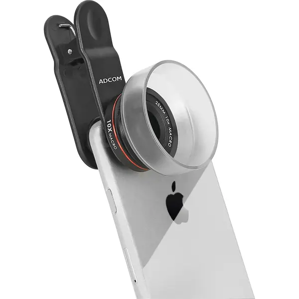 ADCOM AD-25MM Professional HD 10x Macro Mobile Phone Lens – View 2