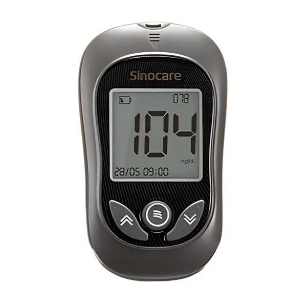 Sinocare Gold AQ Plus Lifetime Glucometer for Diabetes Test – View 2