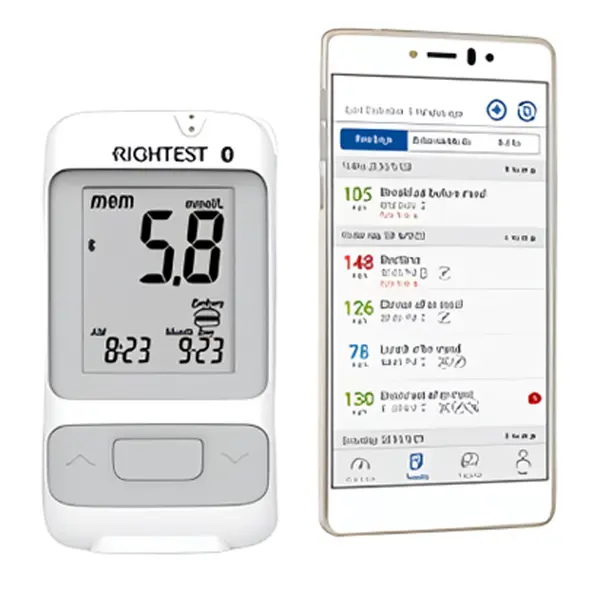 Bionime GM700SB Rightest Blood Glucose Meter with Bluetooth Connectivity – View 4