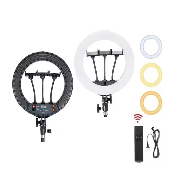 JMARY FM-14R Photography Light 14-inch Live Streaming Ring Light – View 2