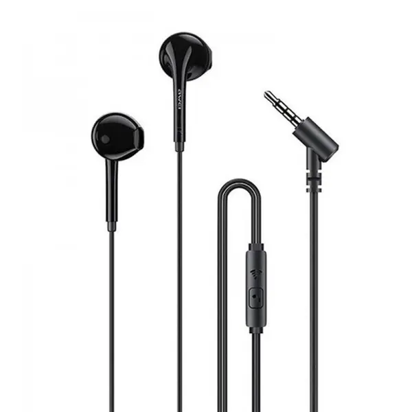 Awei PC-7 3.5mm In-Ear Wired Earphone – Color: Black – View 3