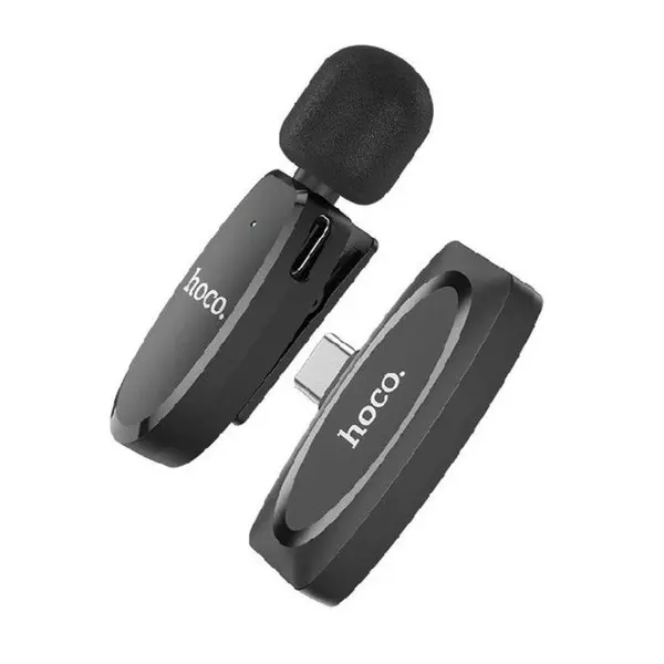 Hoco L15 Lavalier Lightning Wireless Microphone – View 2