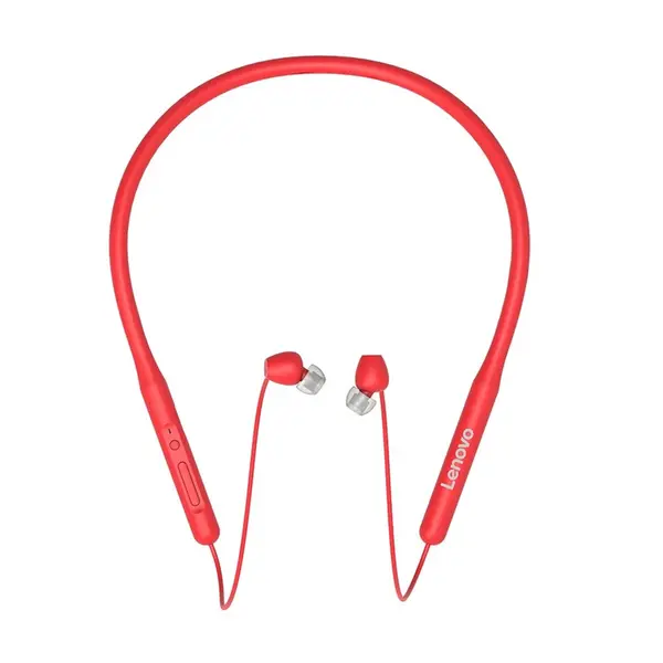 Lenovo H203 Bluetooth Sports Neckband Earphone – Color: Red – View 2