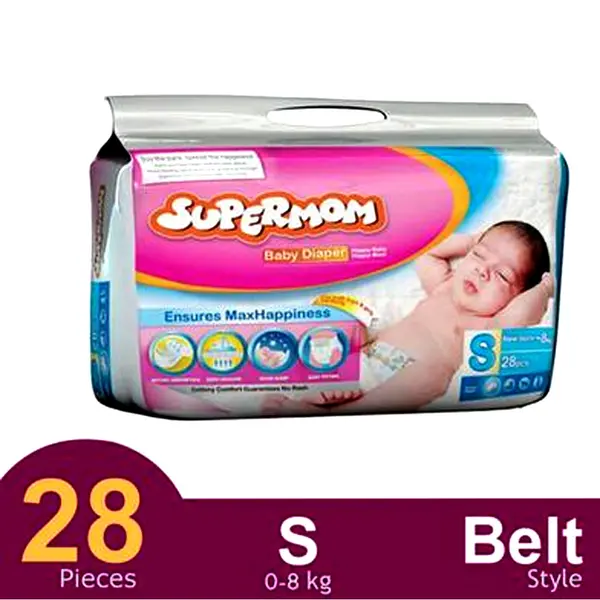 Supermom Belt Diaper 4-8 kg For Comfort System Baby Diaper – Quantity: 28 pcs – View 2