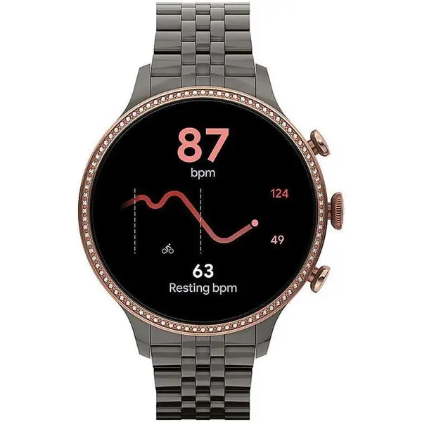 Fossil FTW6078V Gen 6 Gunmetal Women’s Smart Watch – View 2