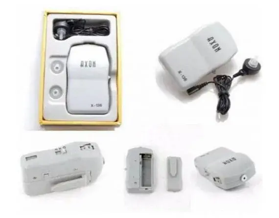 Axon X-136 Hearing Aid Machine Pocket Wired Box system – View 3