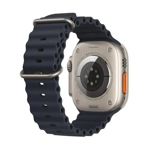 Apple Watch Ultra Titanium Case Ocean Band GPS + Cellular Smartwatch – Color: Black – View 3