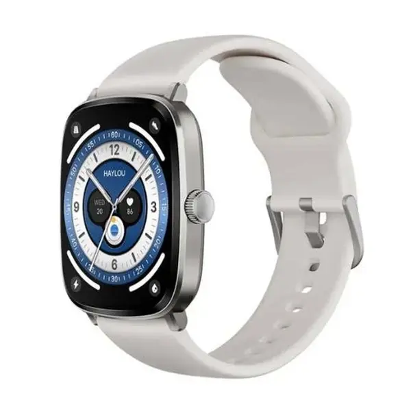 Haylou RS5 Bluetooth Calling Smartwatch – Color: Silver – View 1