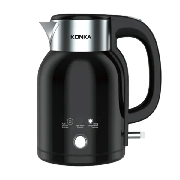 KONKA KEKLW-18J Smiss 1.8 Litre Electric Kettle 1500 Watt – Capacity: 1.85 L, Color: Black – View 1