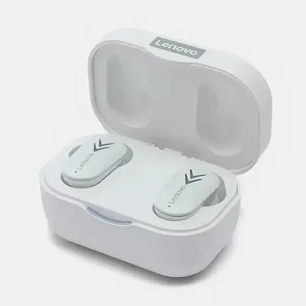 Lenovo XT82 True Wireless Gaming Bluetooth Earbuds – Color: White – View 2