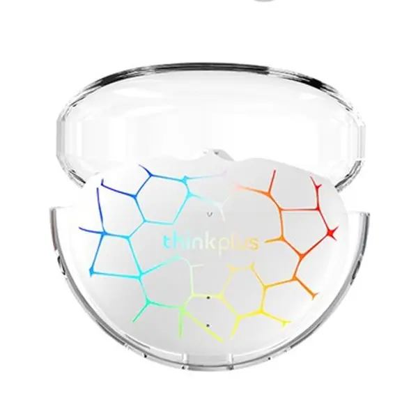 Lenovo LP80 Pro RGB TWS Gaming Wireless Earbuds – Color: White – View 2