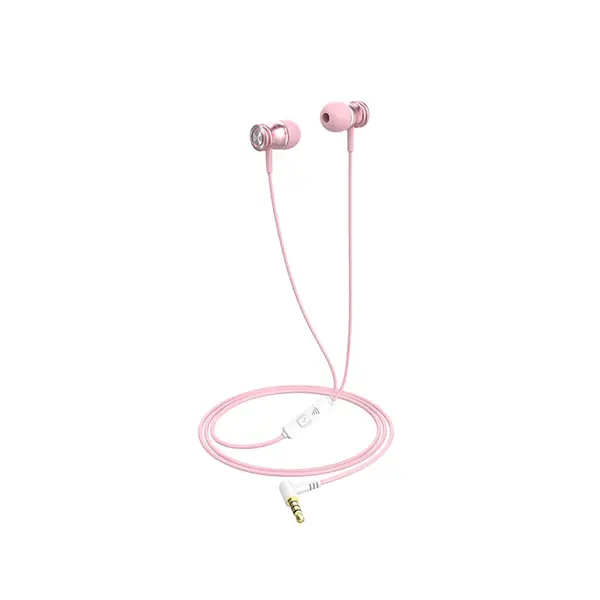 Havit HV-E303P In-Ear 3.5mm Wired Earphone – Color: Pink – View 1