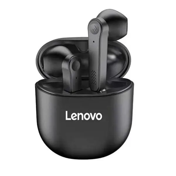 Lenovo PD1 True Wireless Semi-in-ear Sports Earbuds – Color: Black – View 1